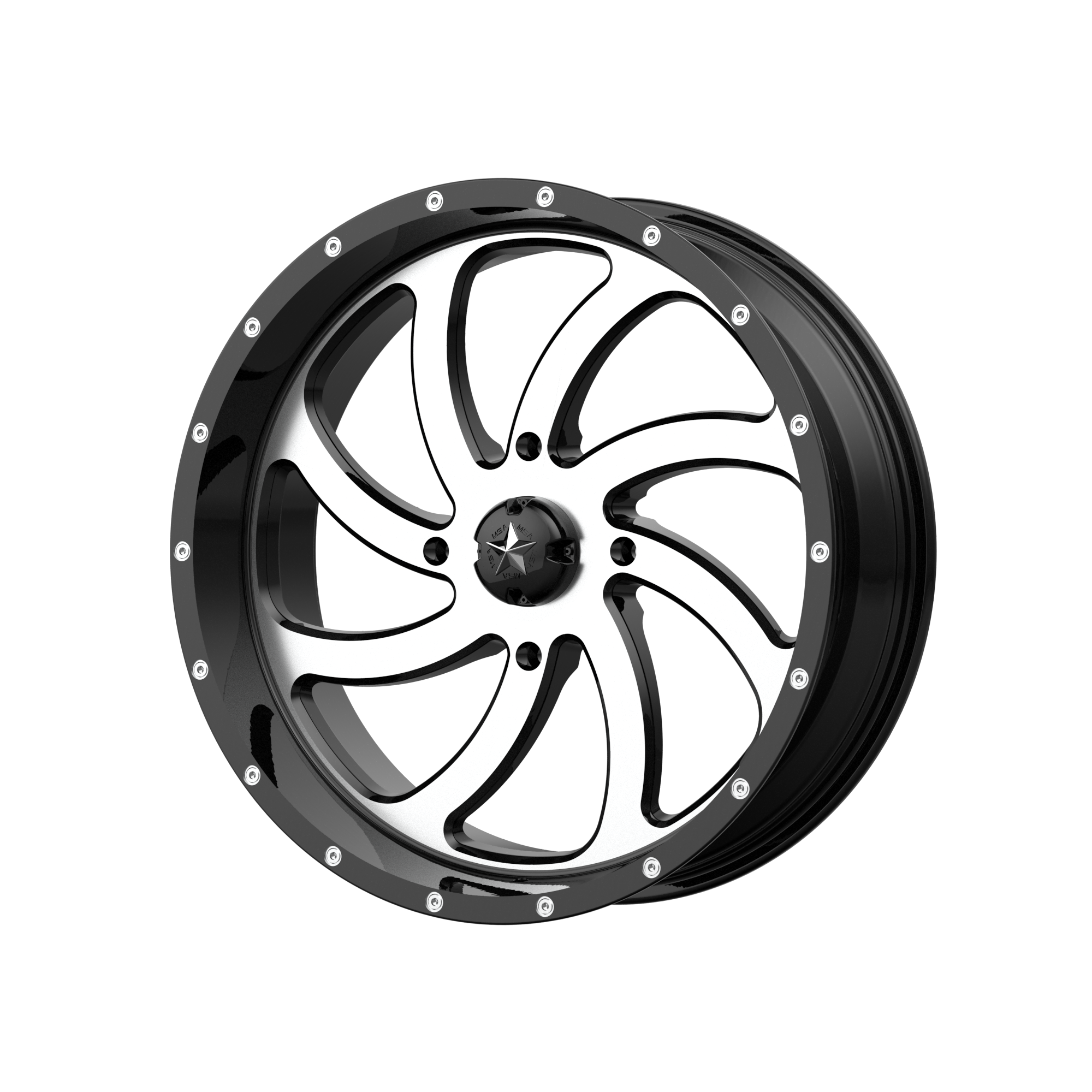 MSA Offroad Wheels M36 Switch UTV 24x7 4x156 MACH G-BLK - M36-024756