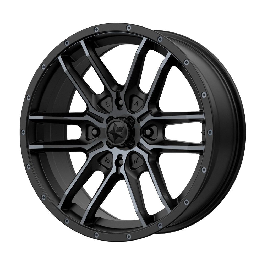 MSA Offroad Wheels M43 Fang UTV 15x7 4x137 S-BLK TTCC - M43-05737