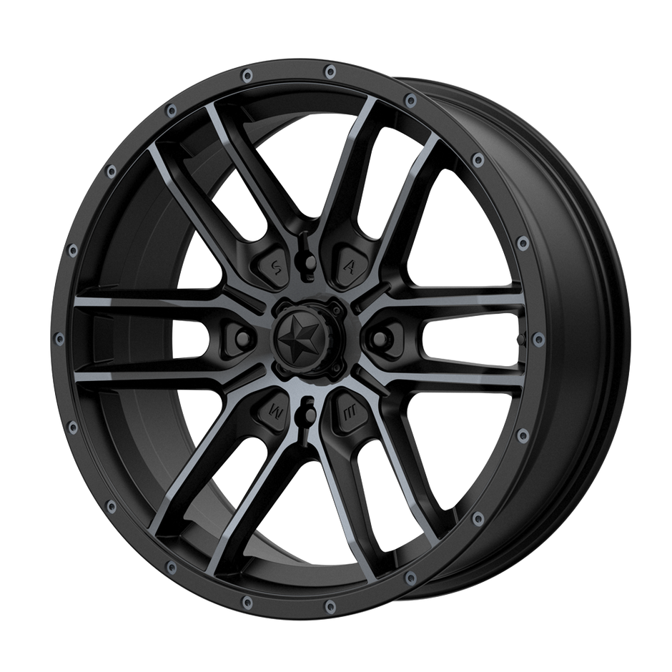 MSA Offroad Wheels M43 Fang UTV 15x7 4x137 S-BLK TTCC - M43-05737