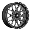MSA Offroad Wheels M45 Portal UTV 20x7 4x110 G-BLK MILL - M45-020710M
