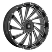MSA Offroad Wheels M46 Blade UTV 20x7 4x156 G-BLK MILL - M46-020756M