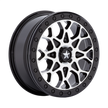 MSA Offroad Wheels M48 Portal UTV Beadlock 15x6 4x110 G-BLK-MACH BLK-RG - MA048BD15604038