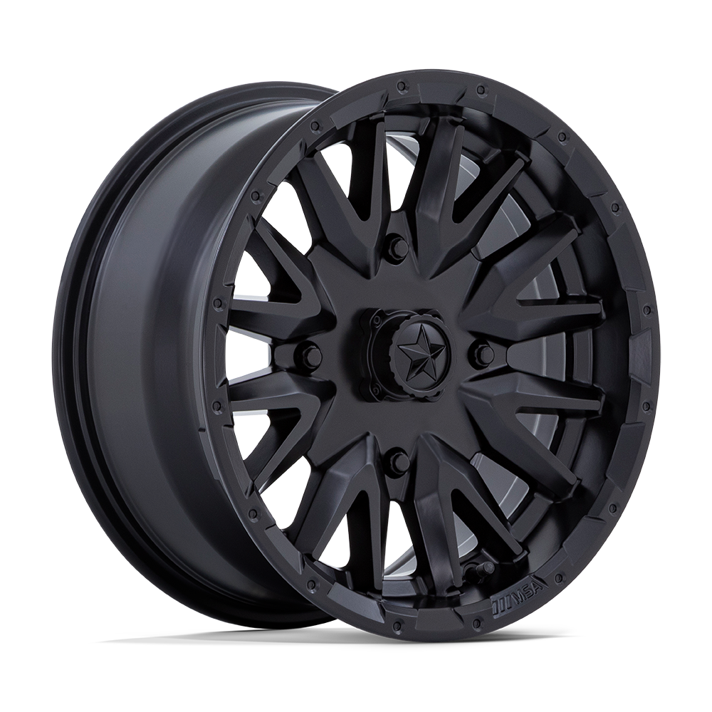 MSA Offroad Wheels M49 Creed UTV 14x7 4x110 M-BLK - MA049MX14704010