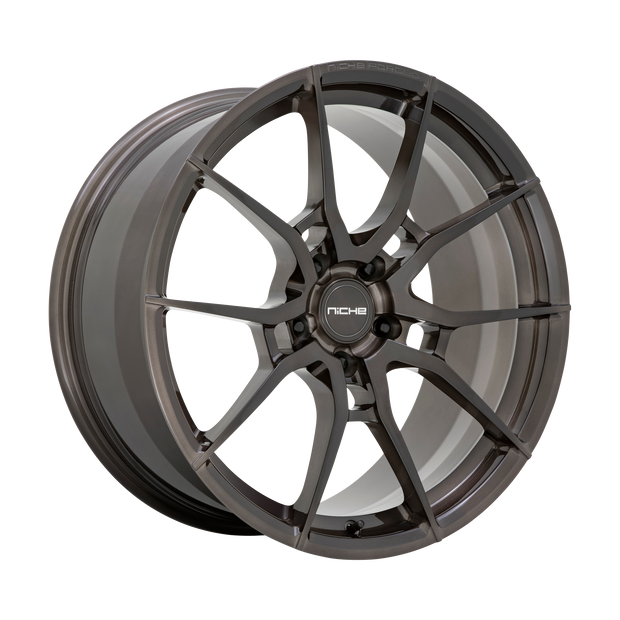 Niche 1PC T111 Kanan 20x10 5x120 BRSH-SMOKE - T111200013+25