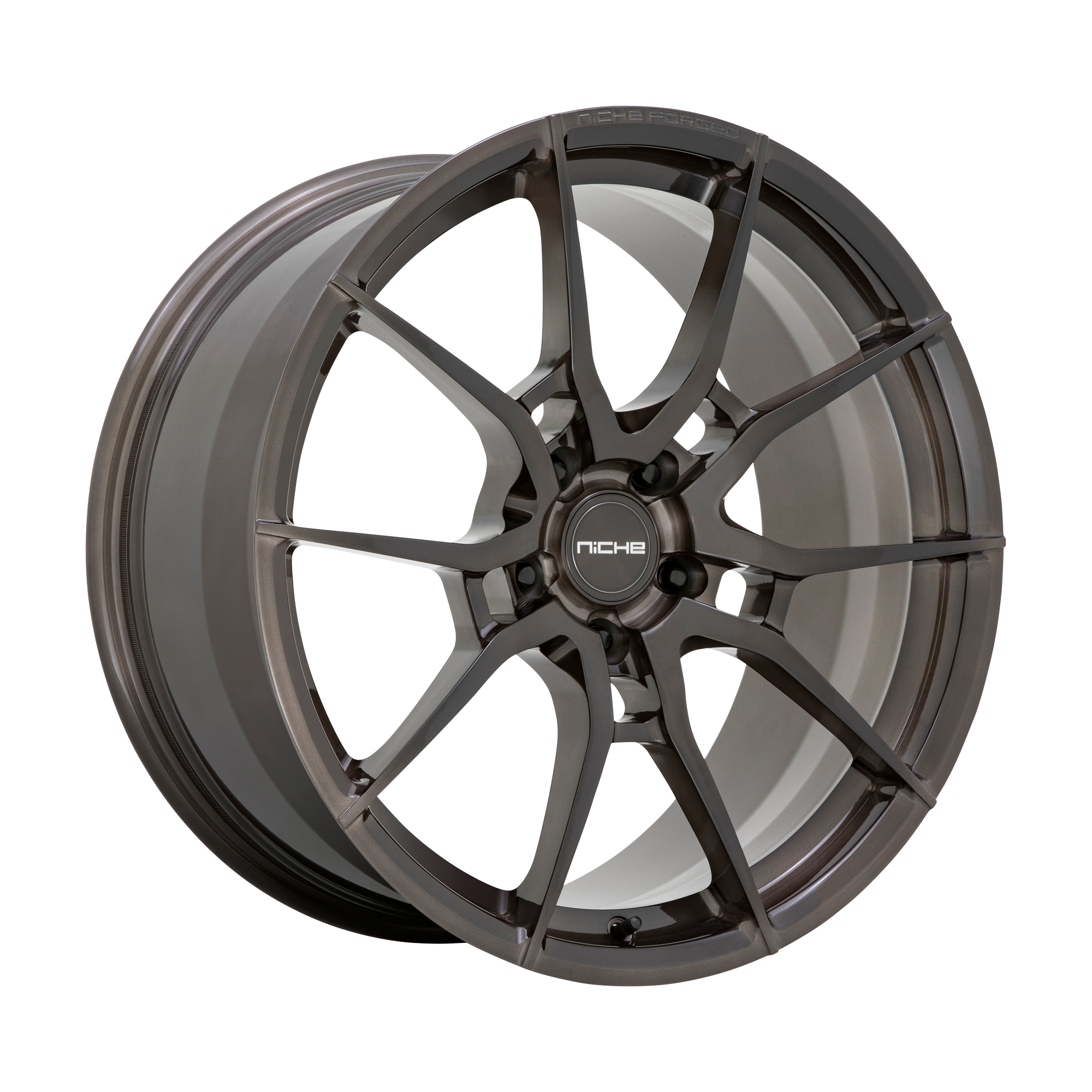 Niche 1PC T111 Kanan 20x11 5x114.3 BRSH-SMOKE - T111201166+53