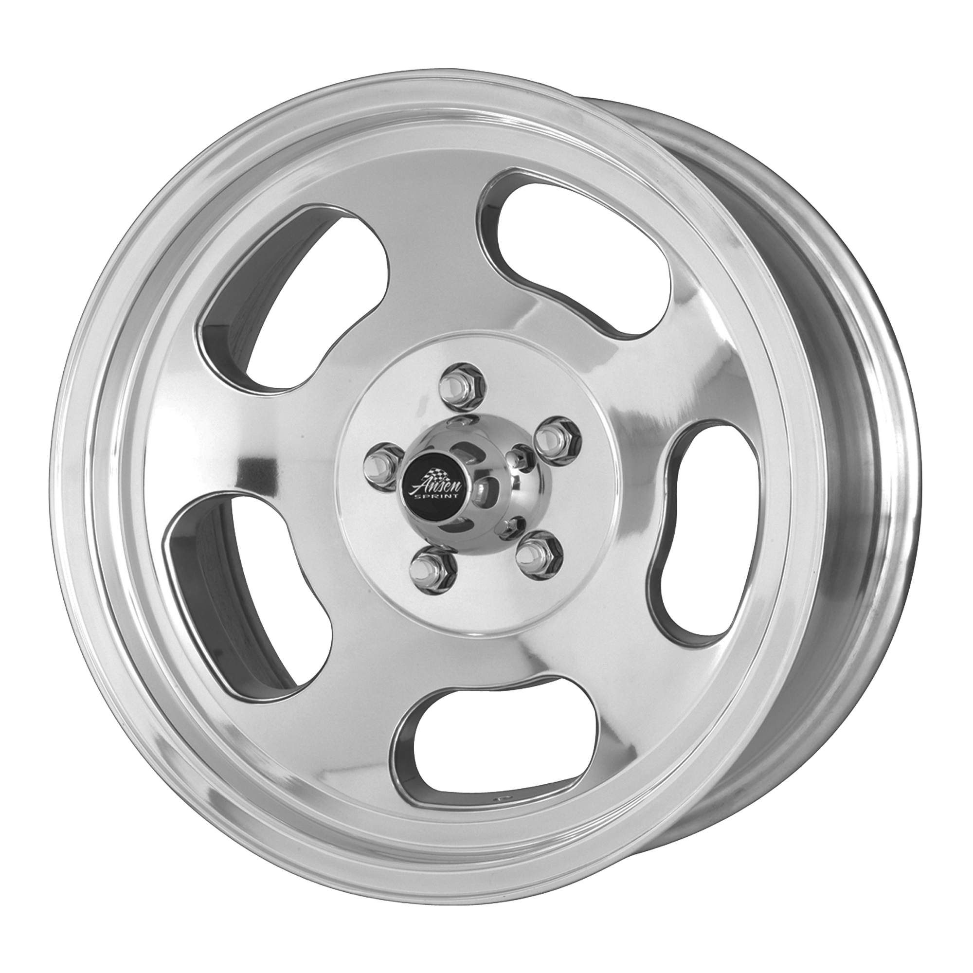 American Racing Vintage VN69 Ansen Sprint 15x7 4x108 POLISHED - VNA695734