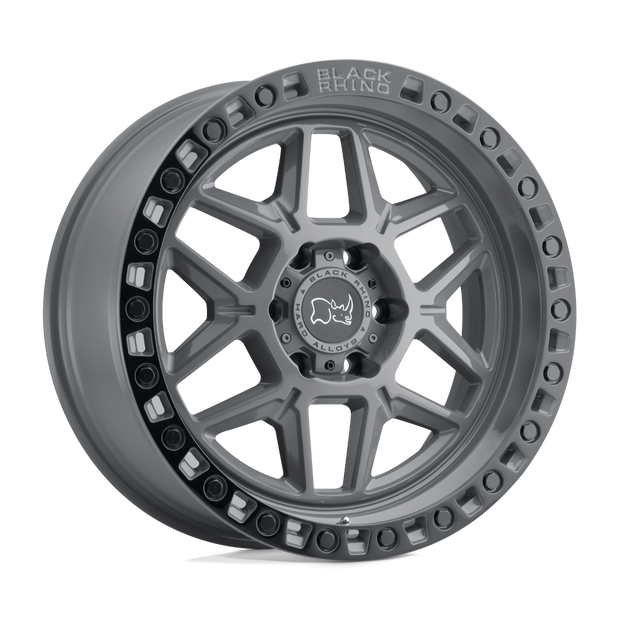 Black Rhino Hard Alloys Kelso 20x9 6x139.7 BTL-GRY-BLKLP - 2090KLS126140G12