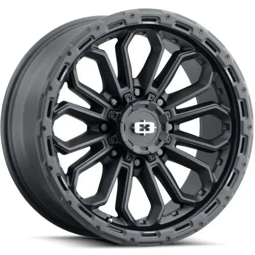 Vision Korupt 17x9 8x165.1 12mm Satin Black : 405-7981SB12