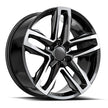 OE. Revolution C-24 22X9 6X139.7 +24 Cb 78.1 Gloss Black & Machined