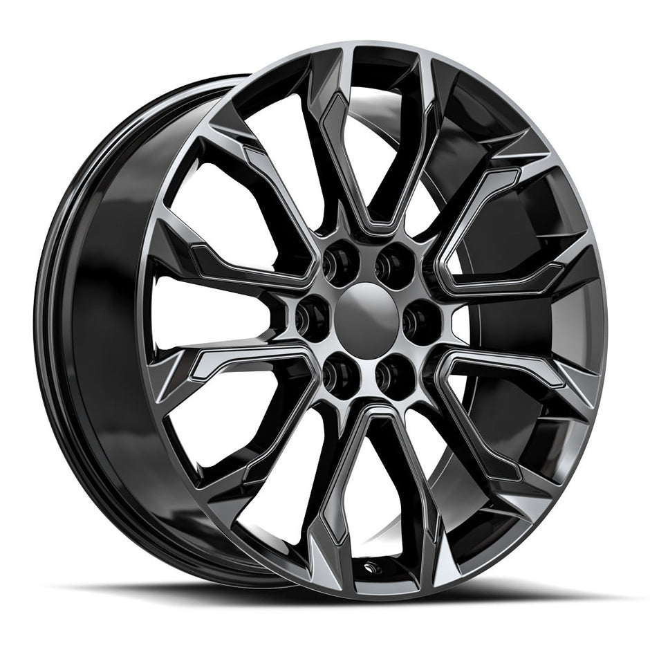 OE. Revolution G-38 24X10 6X139.7 +31 Cb 78.1 Gloss Black