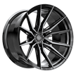 Arvano ART-3 Savona 22x10 6x135 -18 Cb 87.1 Gloss Black & Brushed Double Dark Tint - ART-3B221049-18GBUDT