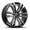 OE. Revolution G-10 24X10 6X139.7 +31 Cb 78.1 Gloss Black & Milled