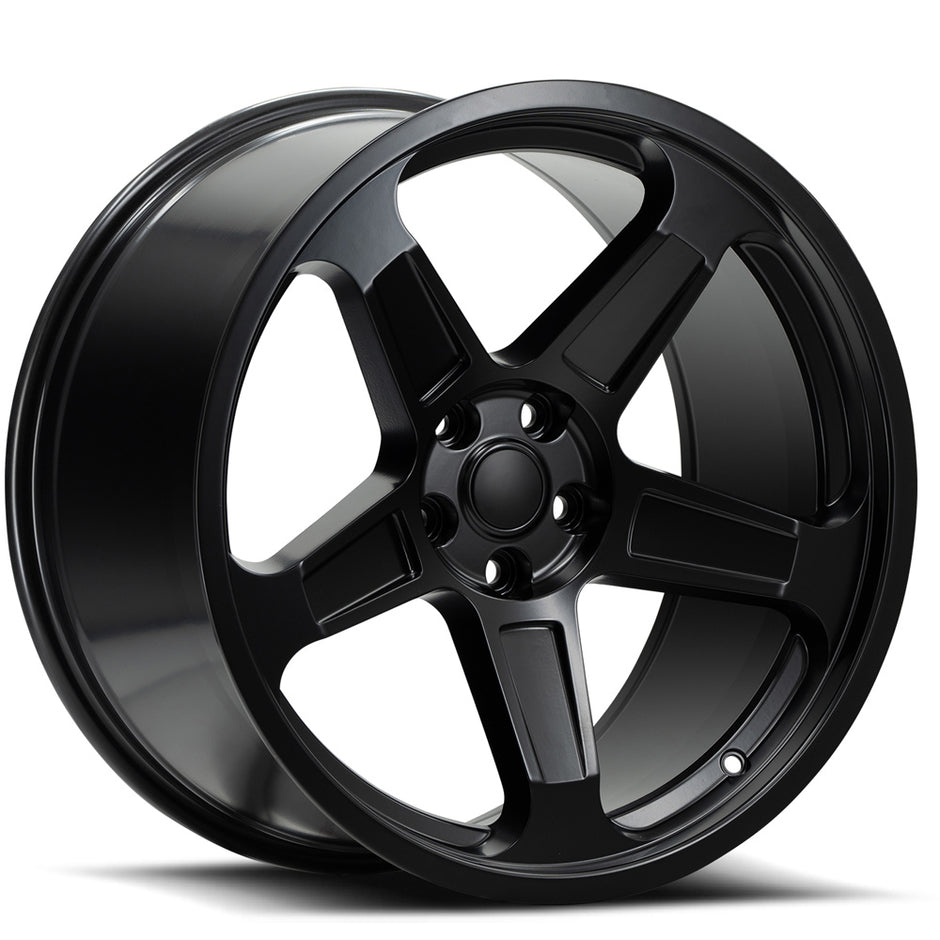 O.E. Revolution D-12 20X10.5 5X115 +25 Cb 71.5 Satin Black