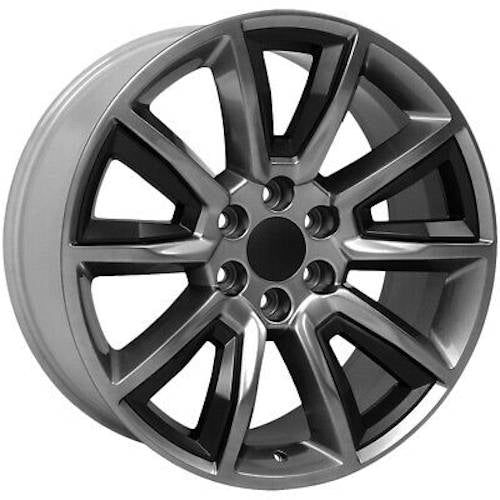 O.E. Revolution C-08 26X10 6X139.7 +31 Cb 78.1 Gunmetal + Black Inserts