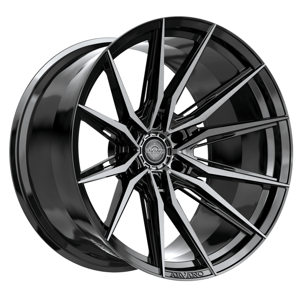 Arvano ART-3 Savona 20x10 6x135 -18 Cb 87.1 Gloss Black & Brushed Double Dark Tint - ART-3B201049-18GBUDT