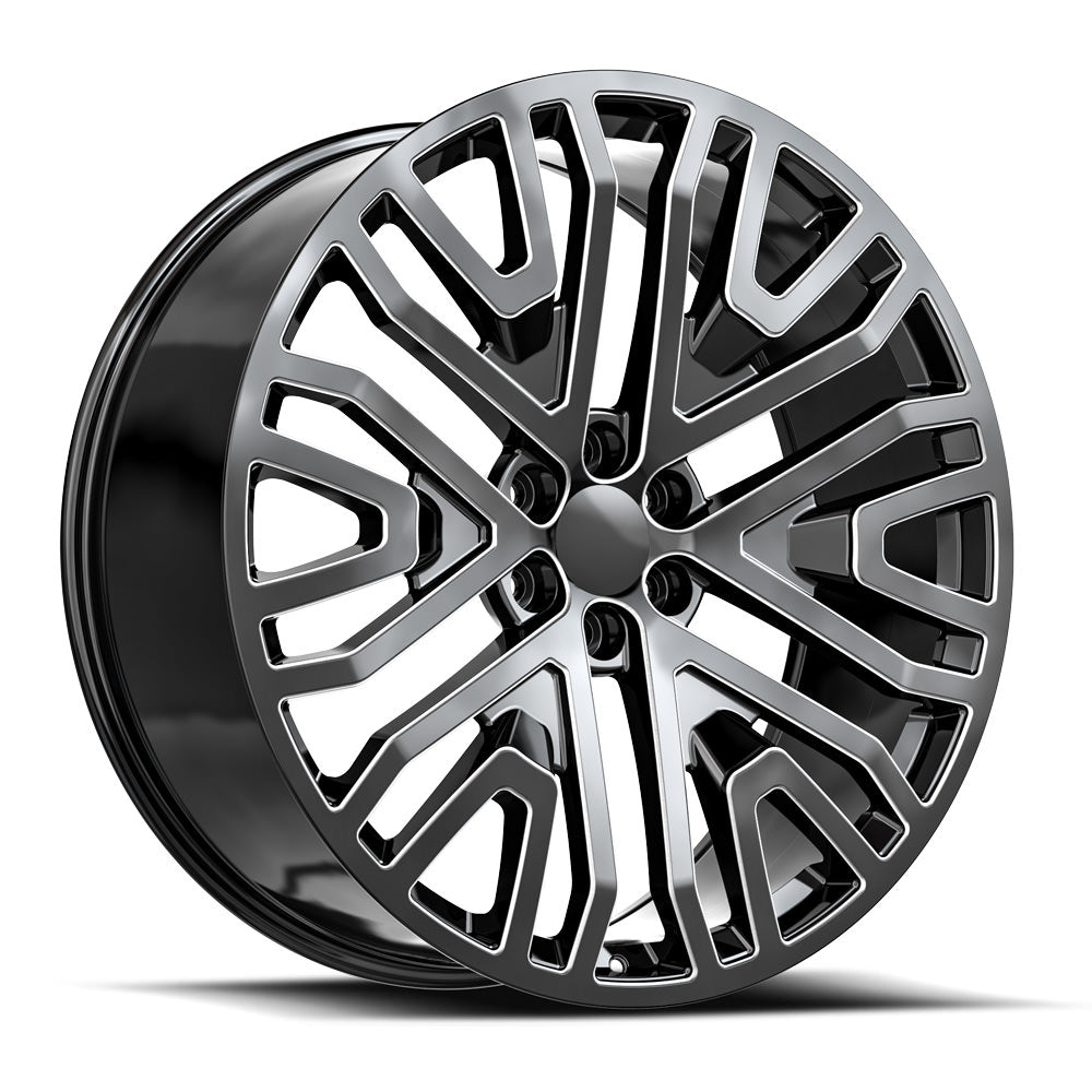 OE. Revolution G-14 26x10 6X139.7 +31 Cb 78.1 Gloss Black & Milled
