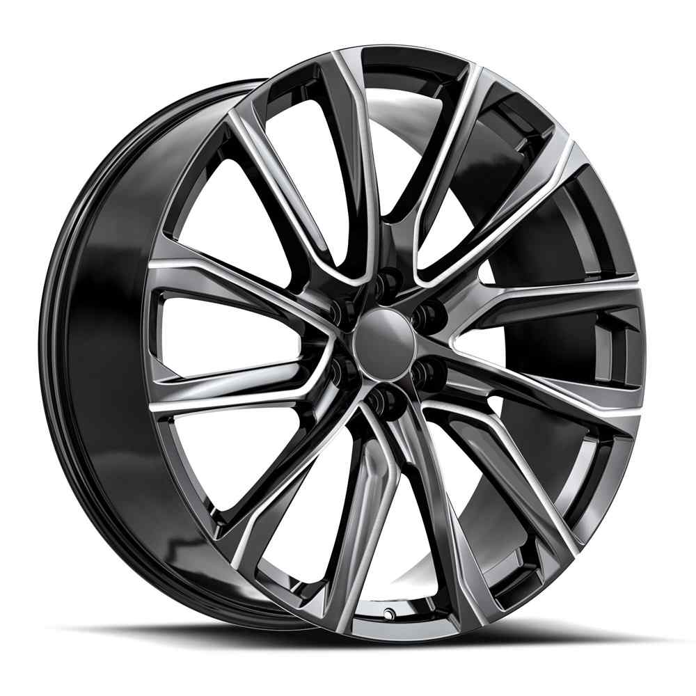 OE. Revolution CAD-34 26x10 6X139.7 +31 Cb 78.1 Gloss Black & Milled