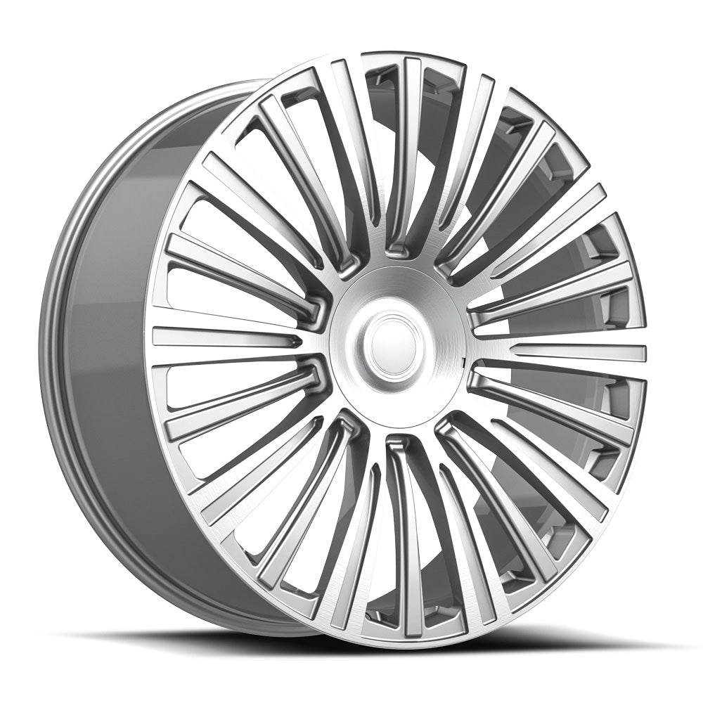 OE. Revolution CAD-35 24X10 6X139.7 +31 Cb 78.1 Silver & Machined
