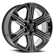 O.E. Revolution G-13 24X10 6X139.7 +31 Cb 78.1 Gloss Black & Machined