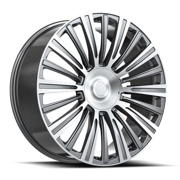 OE. Revolution CAD-35 22X9 6X139.7 +31 Cb 78.1 Gunmetal & Machined