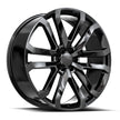 OE. Revolution D-37 22X9 6X139.7 +31 Cb 78.1 Gloss Black