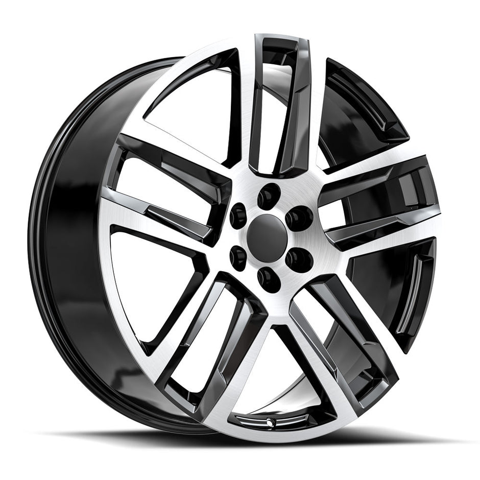 OE. Revolution C-32 26x10 6X139.7 +31 Cb 78.1 Gloss Black & Machined