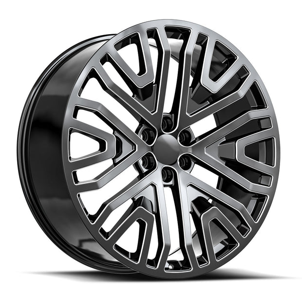 OE. Revolution G-14 24X10 6X139.7 +31 Cb 78.1 Gloss Black & Milled