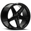 O.E. Revolution D-12 20X10.5 5X115 +25 Cb 71.5 Gloss Black