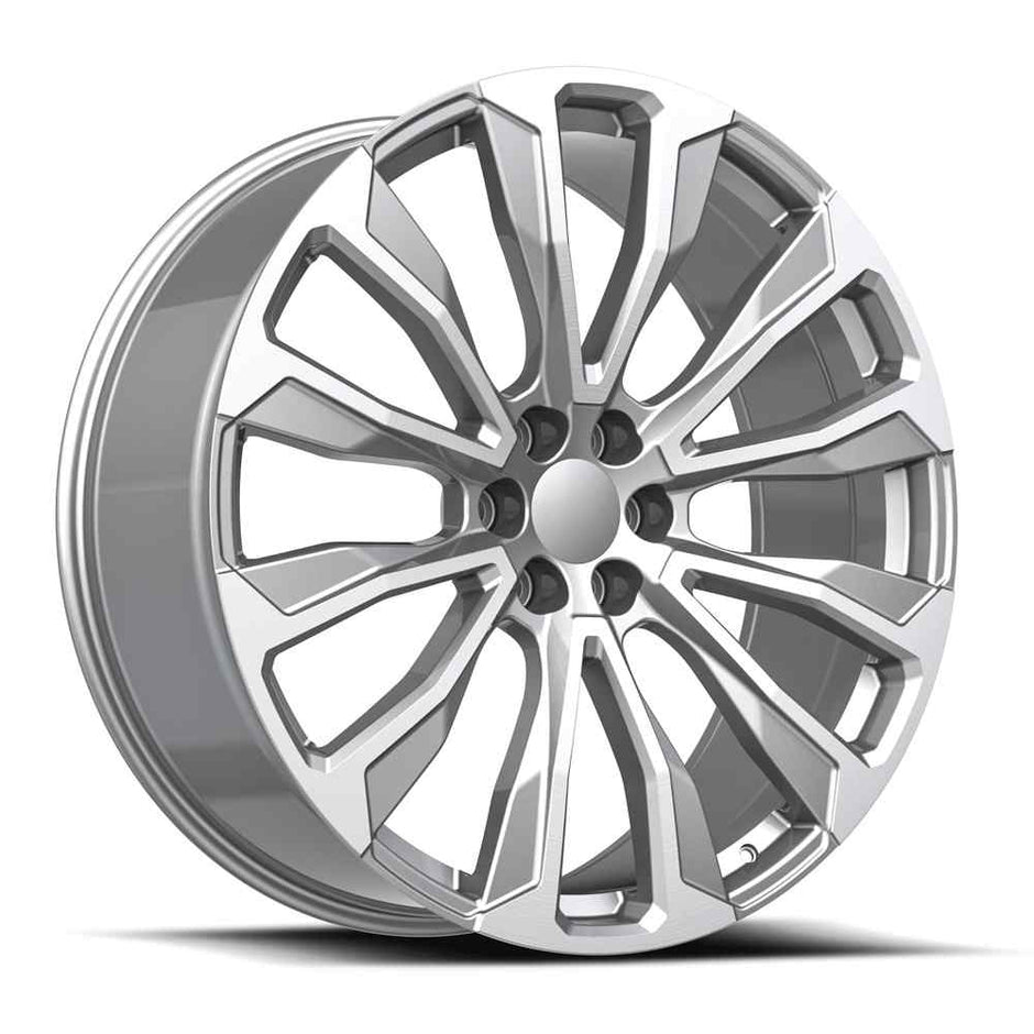 OE. Revolution G-31 24X10 6X139.7 +31 Cb 78.1 Silver & Machined