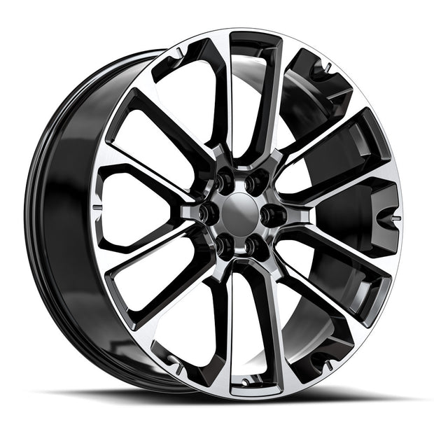 OE. Revolution G-40 24X10 6X139.7 +31 Cb 78.1 Gloss Black & Machined