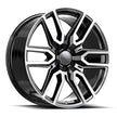 OE. Revolution G-36 20X9 6X139.7 +31 Cb 78.1 Gloss Black & Machined