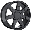 O.E. Revolution 122 24X10 6X139.7 +31 Cb 78.1 Gloss Black