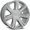 O.E. Revolution D-05 22X9 6X139.7 +31 Cb 78.1 Full Silver
