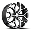 OE. Revolution G-09 26x10 6X139.7 +24 Cb 78.1 Gloss Black & Machined