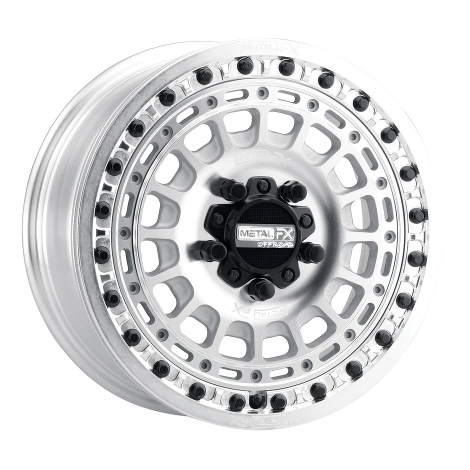 METAL FX UTV Hitman Beadlock 15x6 4x136/4x137 BC 110.2 CB +38 Offset 5.0 BS Raw  - 78103