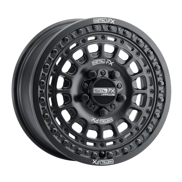 METAL FX UTV Hitman Truck 17x8.5 6x135 BC 87.1 CB 0mm Offset 4.75 Back Space Satin Black  - 78131