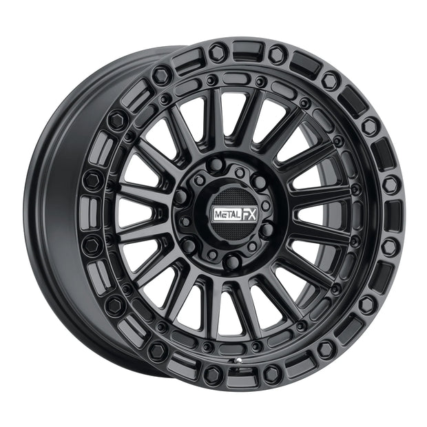 Metal FX Rogue Truck 17x8.5 5x127 BC 71.5 CB 0mm Offset 4.75 BS Satin Black  - 78401