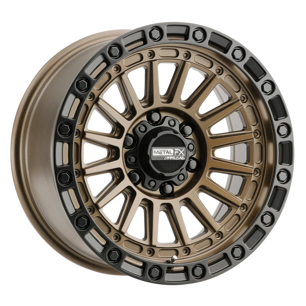 Metal FX Rogue Truck 17x8.5 5x127 BC 71.5 CB 0mm Offset 4.75 BS Bronze / Satin Black  - 78407
