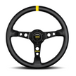 Steering Wheel - MOD.07, 350 Diam, 72 Dish, Blk Leather, Blk Spokes, 1 Stripe - R1905/35L