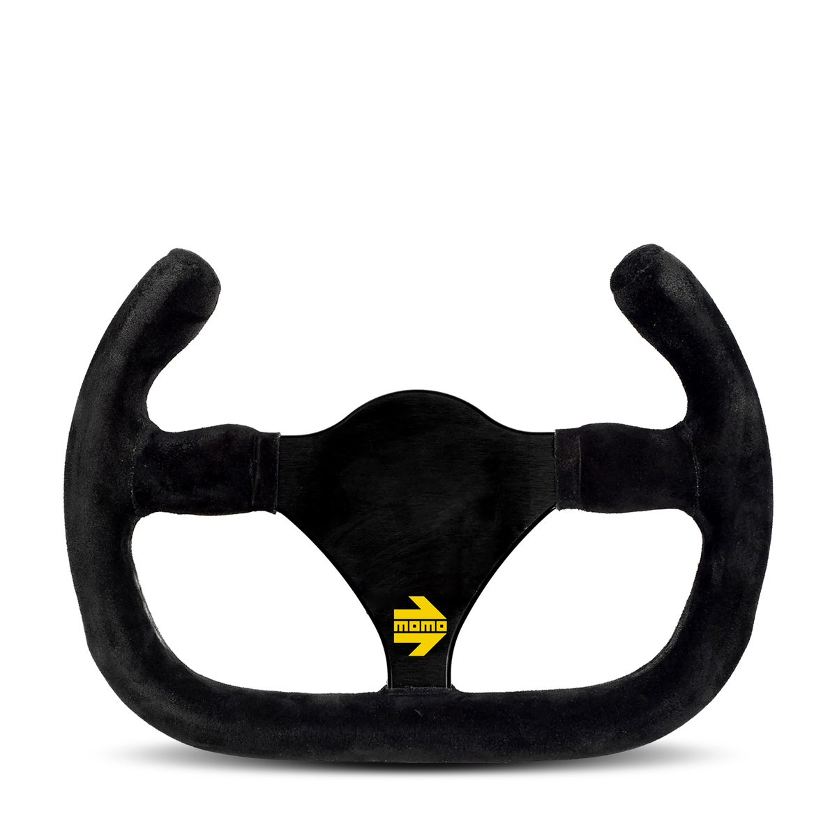 Steering Wheel - MOD.27/Cut, 270 Diam, 0 Dish, Blk Suede, Blk Spokes - R1925C/27S