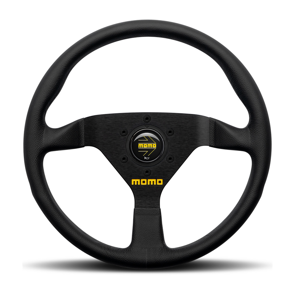 Steering Wheel - MOD.78, 320 Diam, 40 Dish, Blk Leather, Blk Spokes - R1909/33L