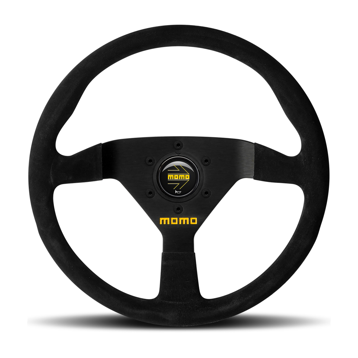 Steering Wheel - MOD.78, 320 Diam, 40 Dish, Blk Suede, Blk Spokes - R1909/33S