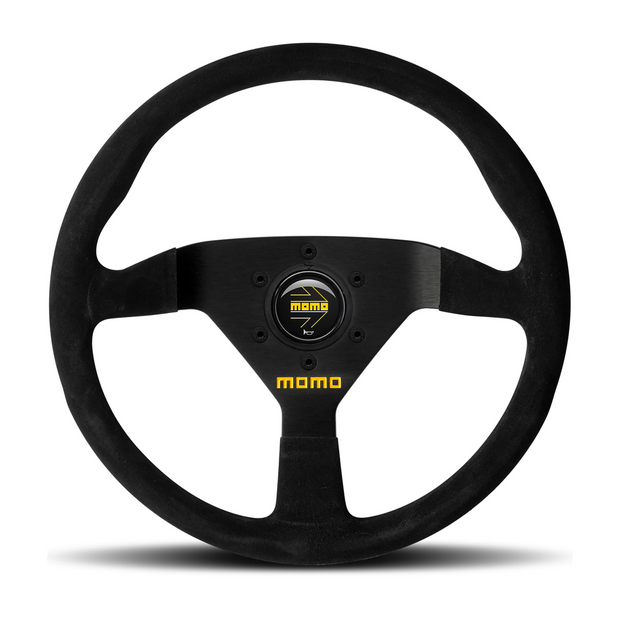 Steering Wheel - MOD.78, 320 Diam, 40 Dish, Blk Suede, Blk Spokes - R1909/33S