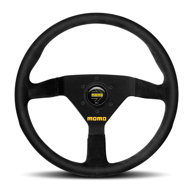 Steering Wheel - MOD.78, 350 Diam, 36 Dish, Blk Suede, Blk Spokes - R1909/35S
