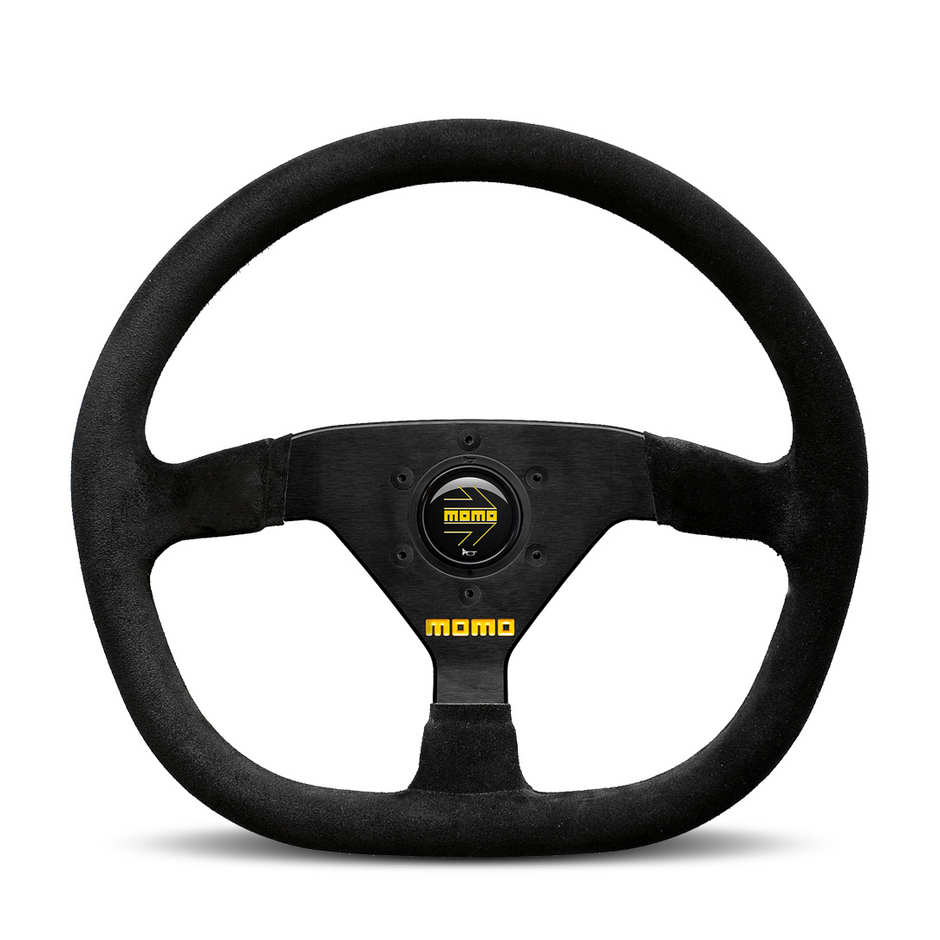 Steering Wheel - MOD.88, 320 Diam, 43 Dish, Blk Suede, Blk Spokes - R1988/32S