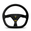 Steering Wheel - MOD.88, 320 Diam, 43 Dish, Blk Suede, Blk Spokes - R1988/32S