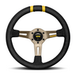 Steering Wheel - MOD.DRIFT, 330 Diam, 88 Dish, Blk Suede, Anth Spokes, 2 Stripes - R1907/33S