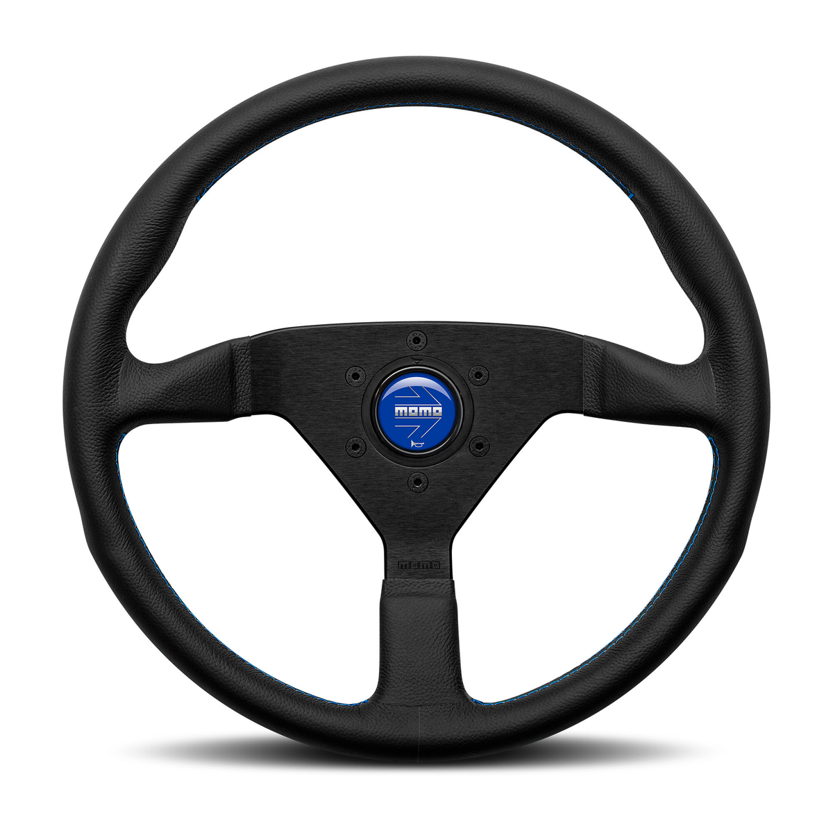 Steering Wheel - MONTECARLO 350, BLK LEA, BLUE STITCH - MCL35BK6B