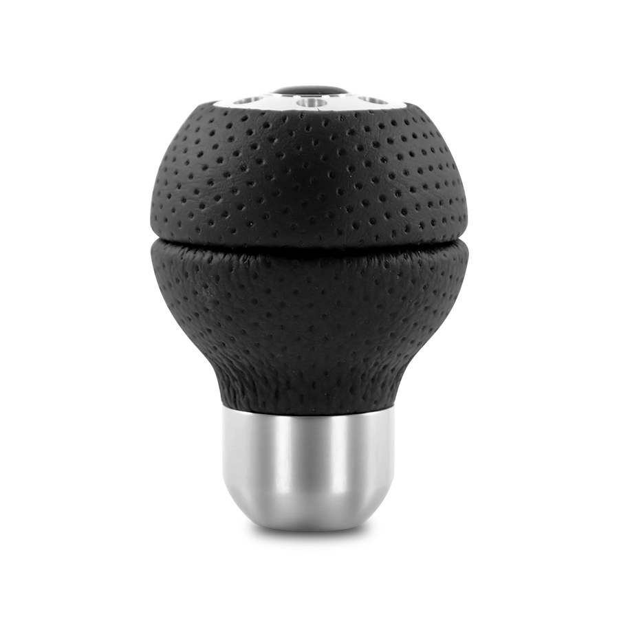Shift Knob - Race, Black Airleather, Aluminum Insert