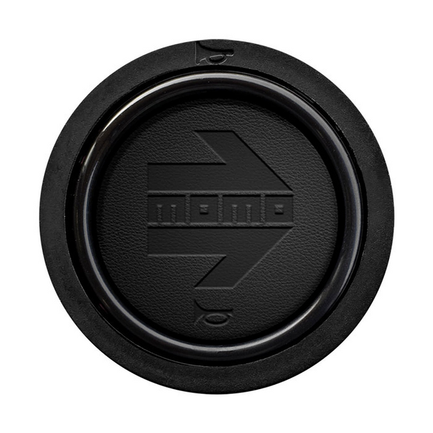 MOMO Heritage Horn Button - Black Premium Leather Flat - HORN/BLKLSM/HRTG
